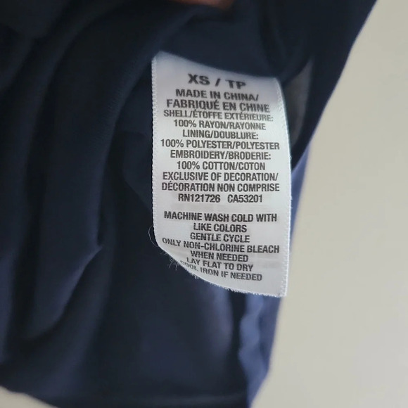 Aeropostale | Swiss Dot Eyelet Yoke Fit & Flare Mini Dress - Size XS - Picture 10 of 10